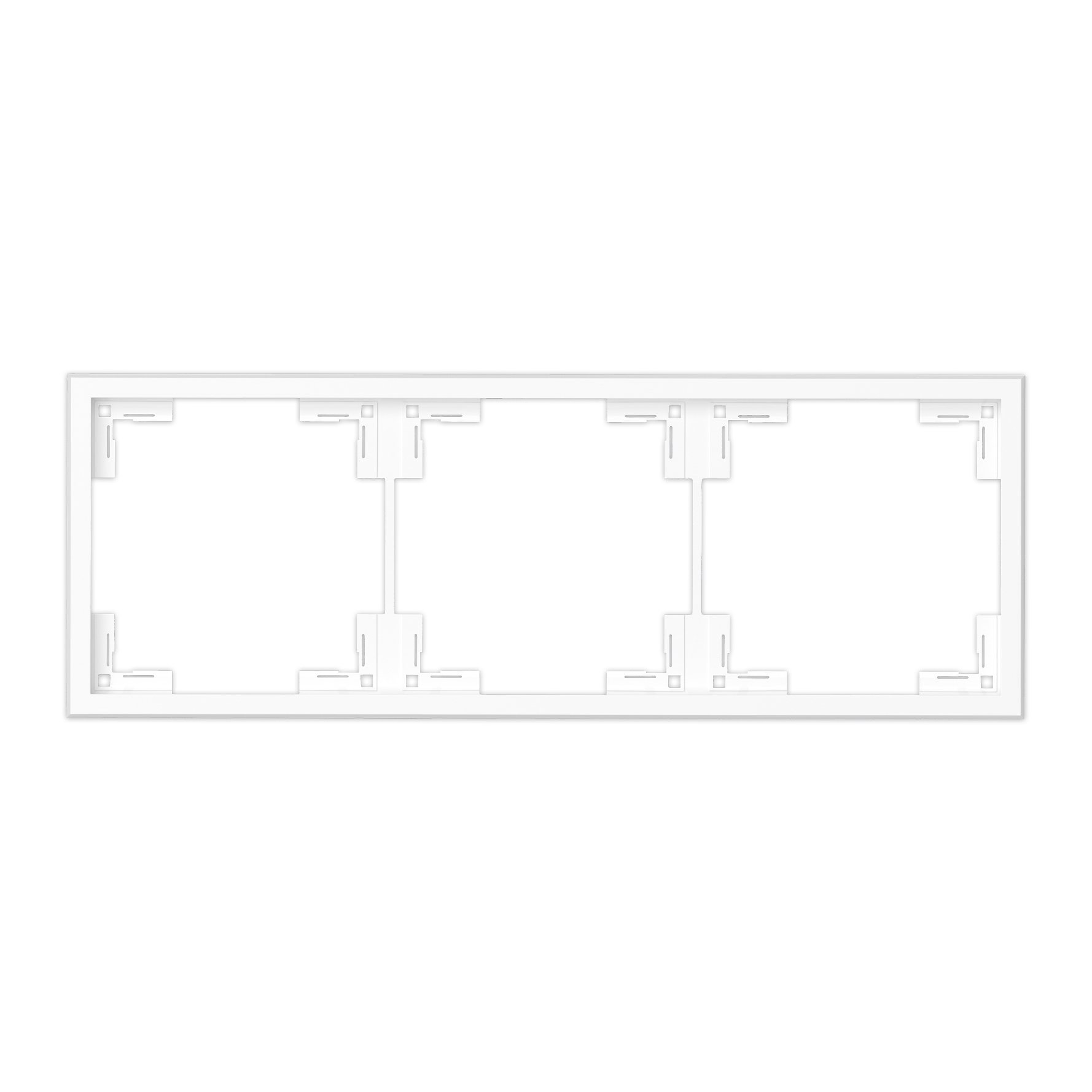 COMMEL Okvir trostruki bijeli 153782