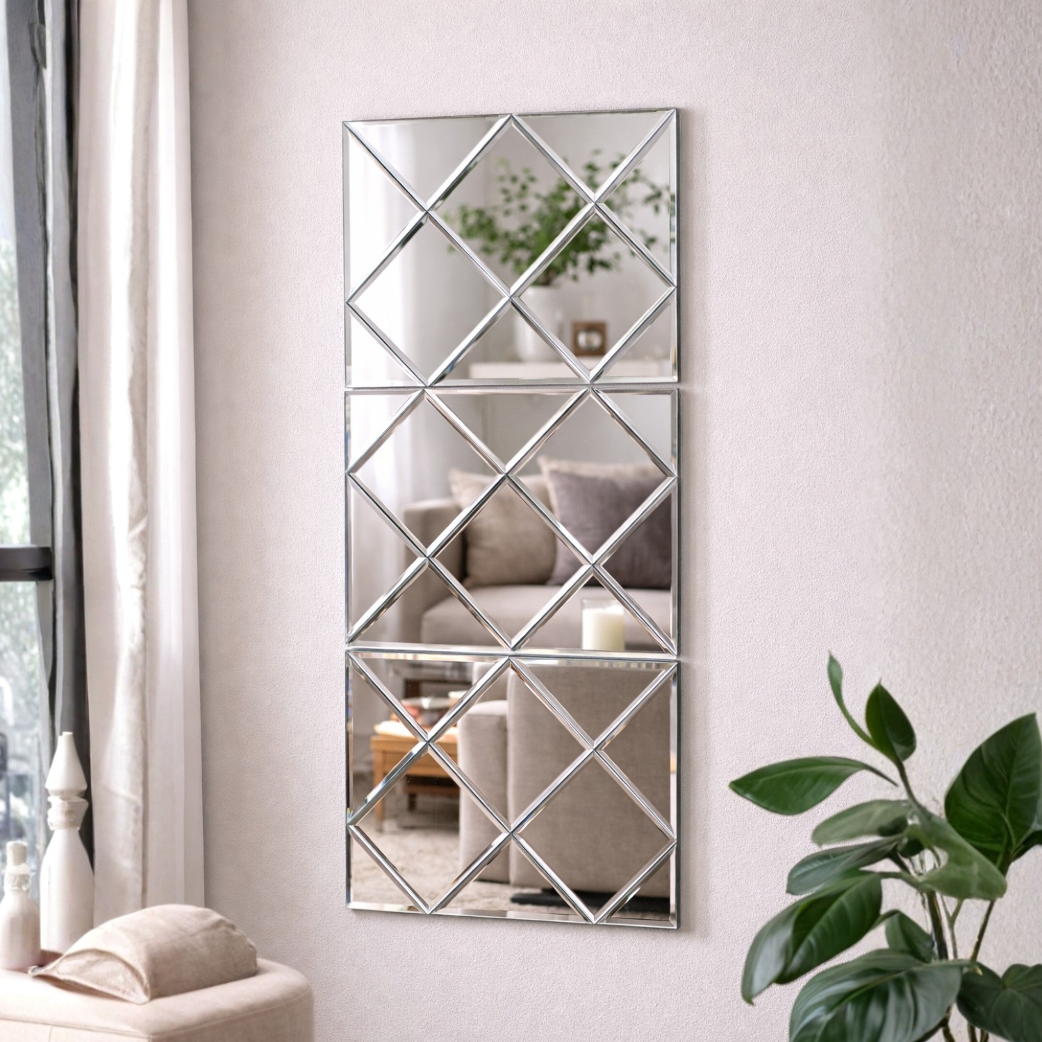  Dekorativne kocke ogledalo 30X30 cm DP3593 