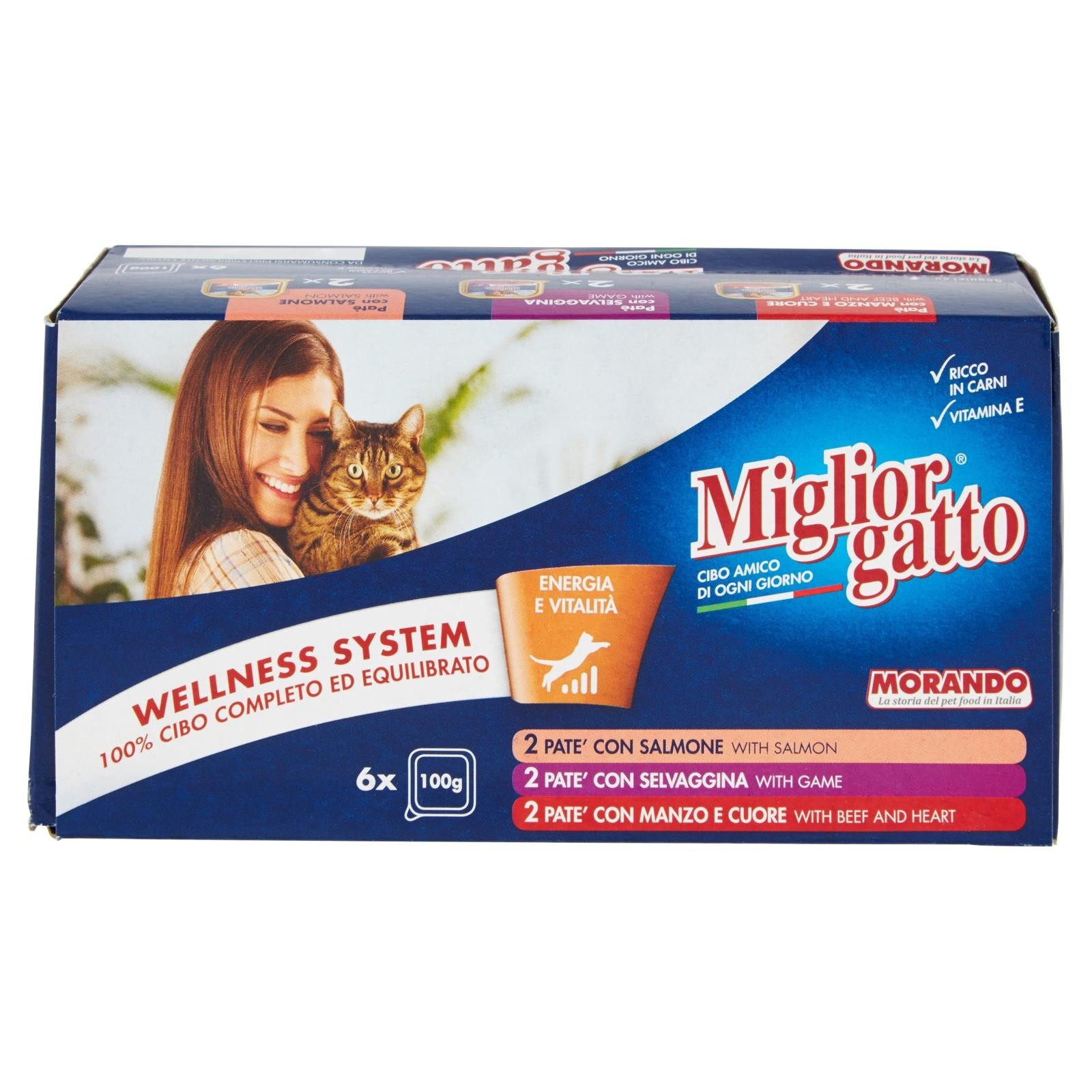 MIGLIOR HRANA ZA MAČKE 6X100G MULTIPACK MIGLIOR GATTO MIGLIOR HRANA ZA MAČKE 6X100G MULTIPACK MIGLIOR GATTO