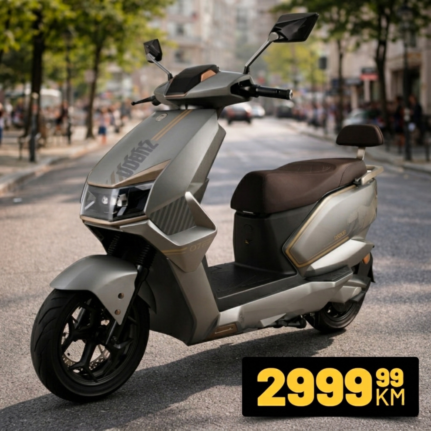 ZUBOO Električni motor Tiger sivi 