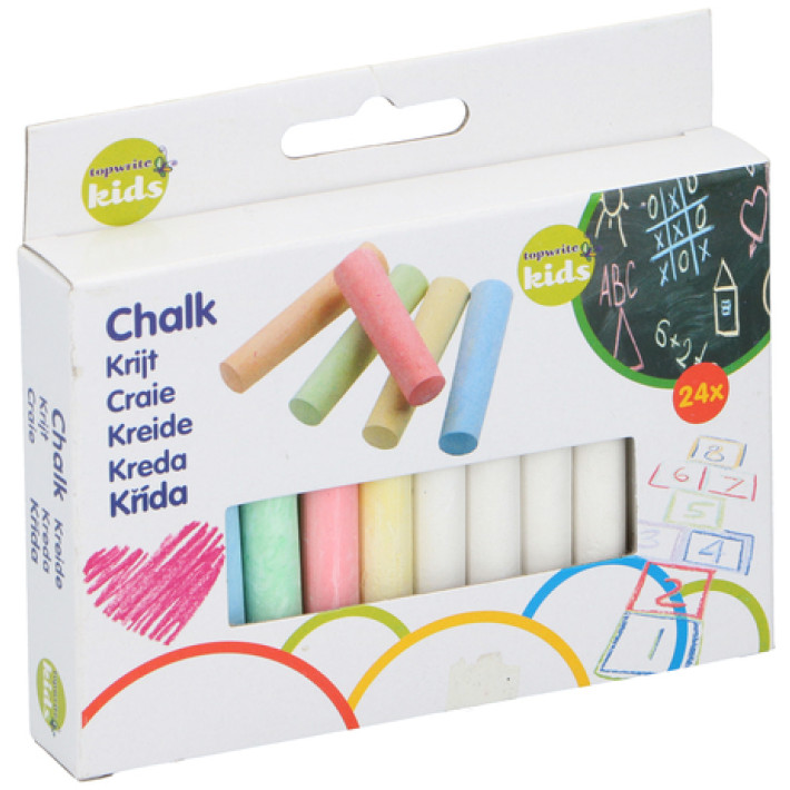 TOPWRITE KIDS KREDE 8CM 24/1 TOPWRITE KIDS KREDE 8CM 24/1