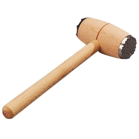 KESPER Čekić za meso bukva 32cm 2 metalna dugmad  KESPER Čekić za meso bukva 32cm 2 metalna dugmad