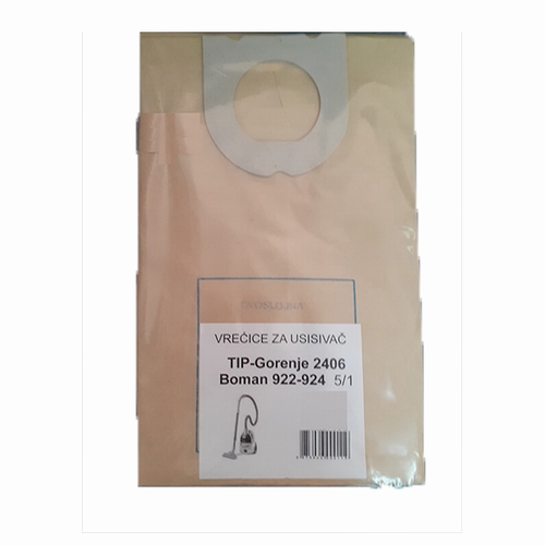 SAALPAK VREĆICE ZA USISIVAČ 5/1 2406,922-923 SAALPAK VREĆICE ZA USISIVAČ 5/1 2406,922-923