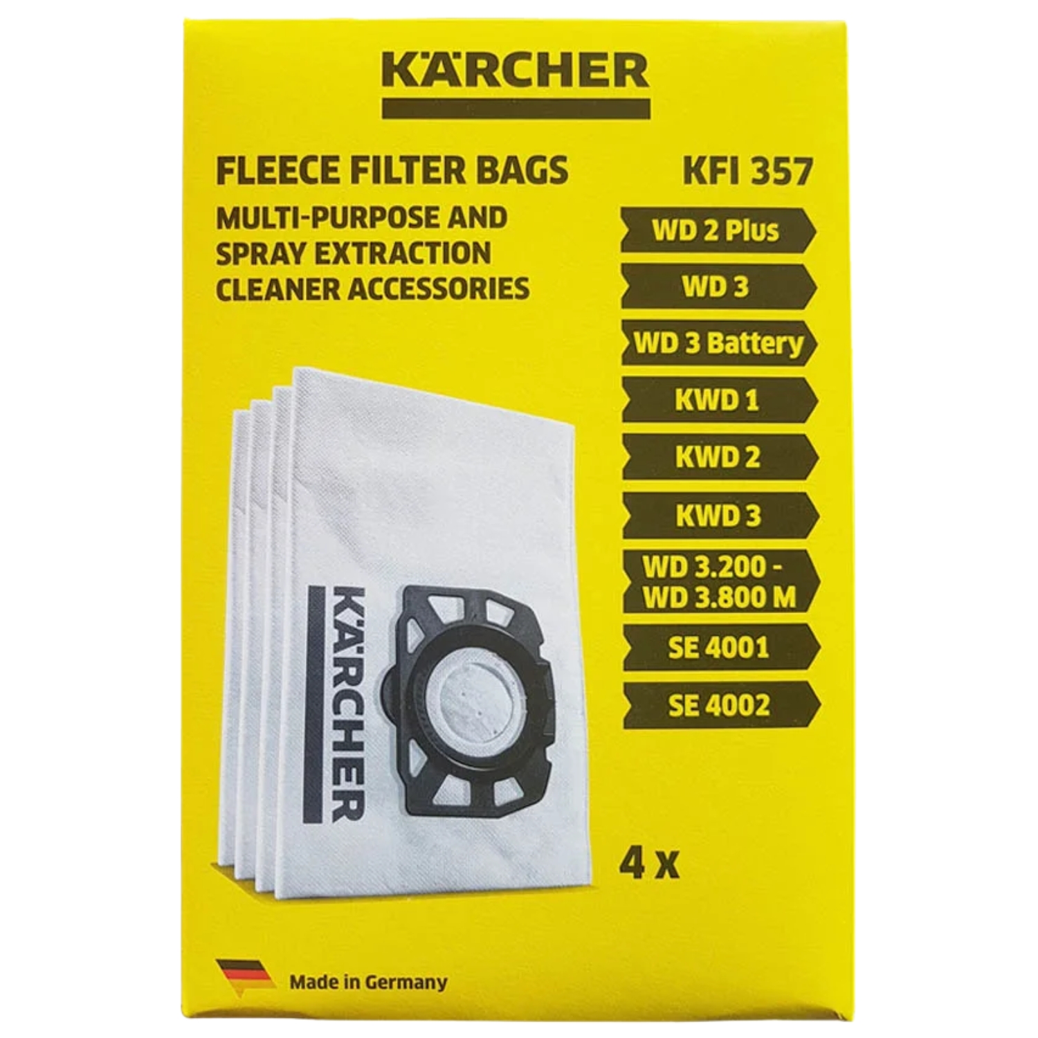 KARCHER Filter vrećice za usisivač 4/1
