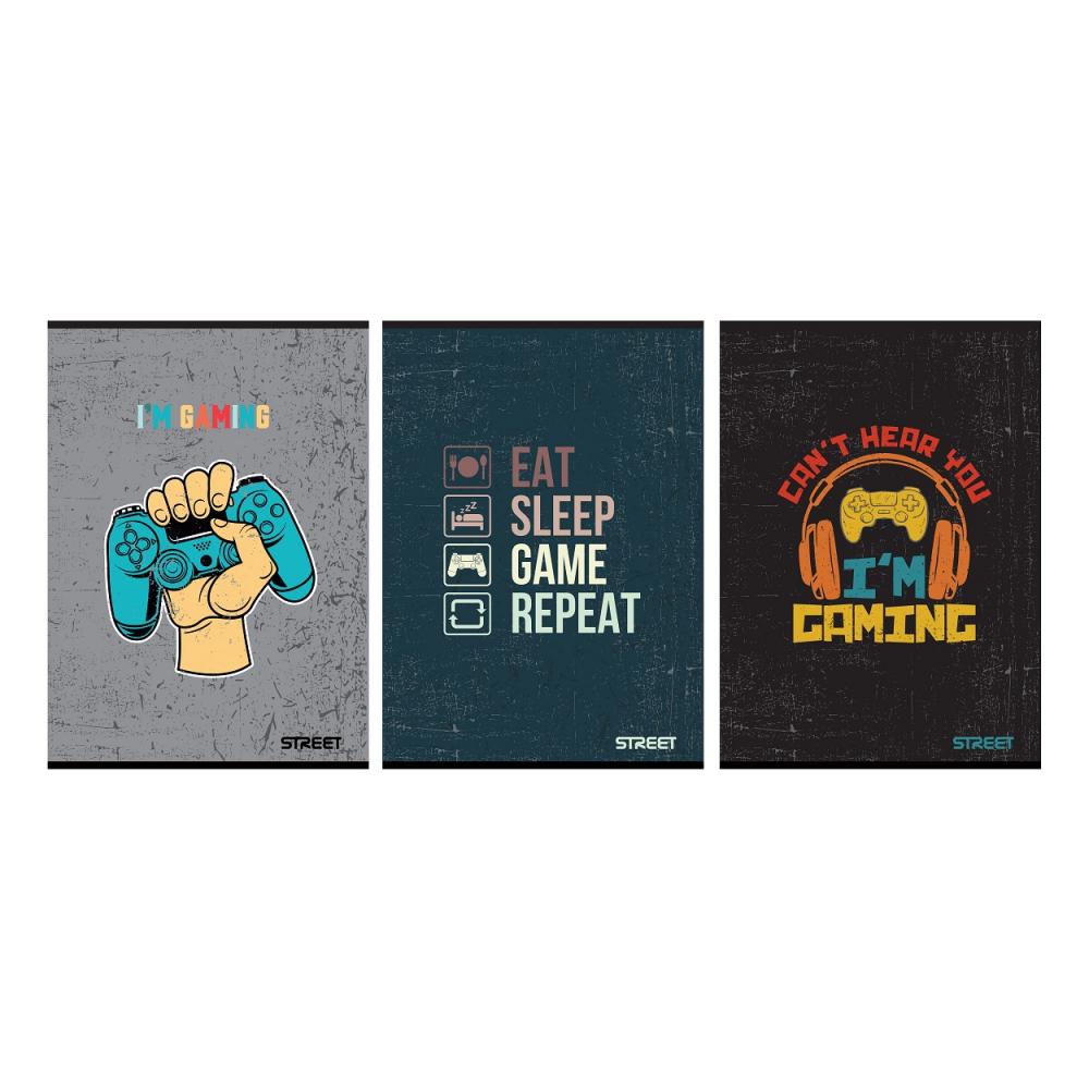 STREET SVESKA MEKA A5/54 KARO GAMING STREET SVESKA MEKA A5/54 KARO GAMING