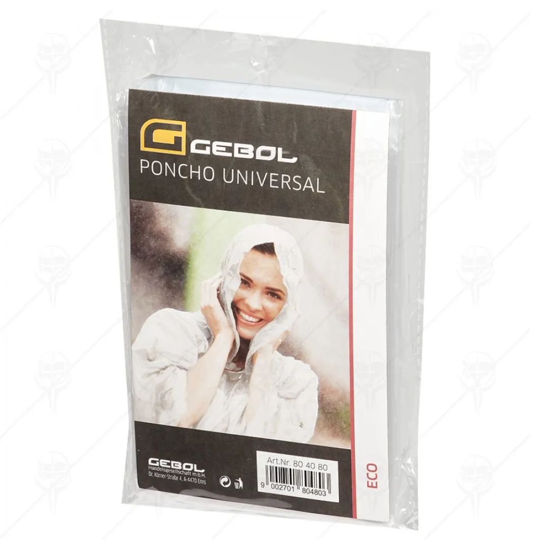 GEBOL Pončo univerzalni transparentni