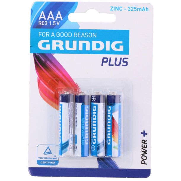 GRUNDIG BATERIJE R3/AAA 4/1 325MAH,BLISTER GRUNDIG BATERIJE R3/AAA 4/1 325MAH,BLISTER