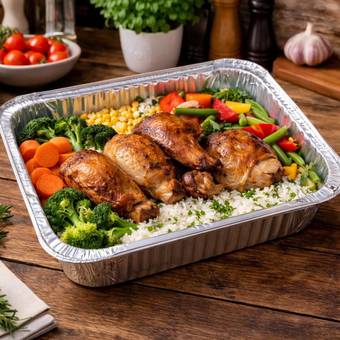  Aluminijska posuda 13x19x5,5 cm 3/1 DP4425