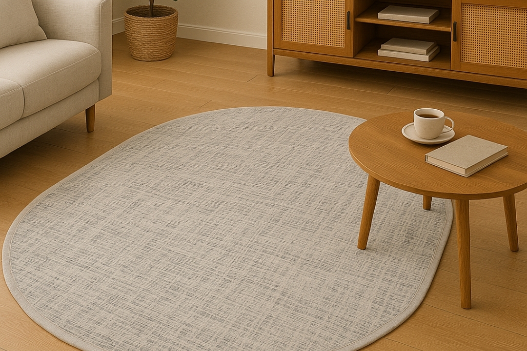 SAFYUN TEPIH KADIFE 1086 D.GREY 160X230 OVALNI