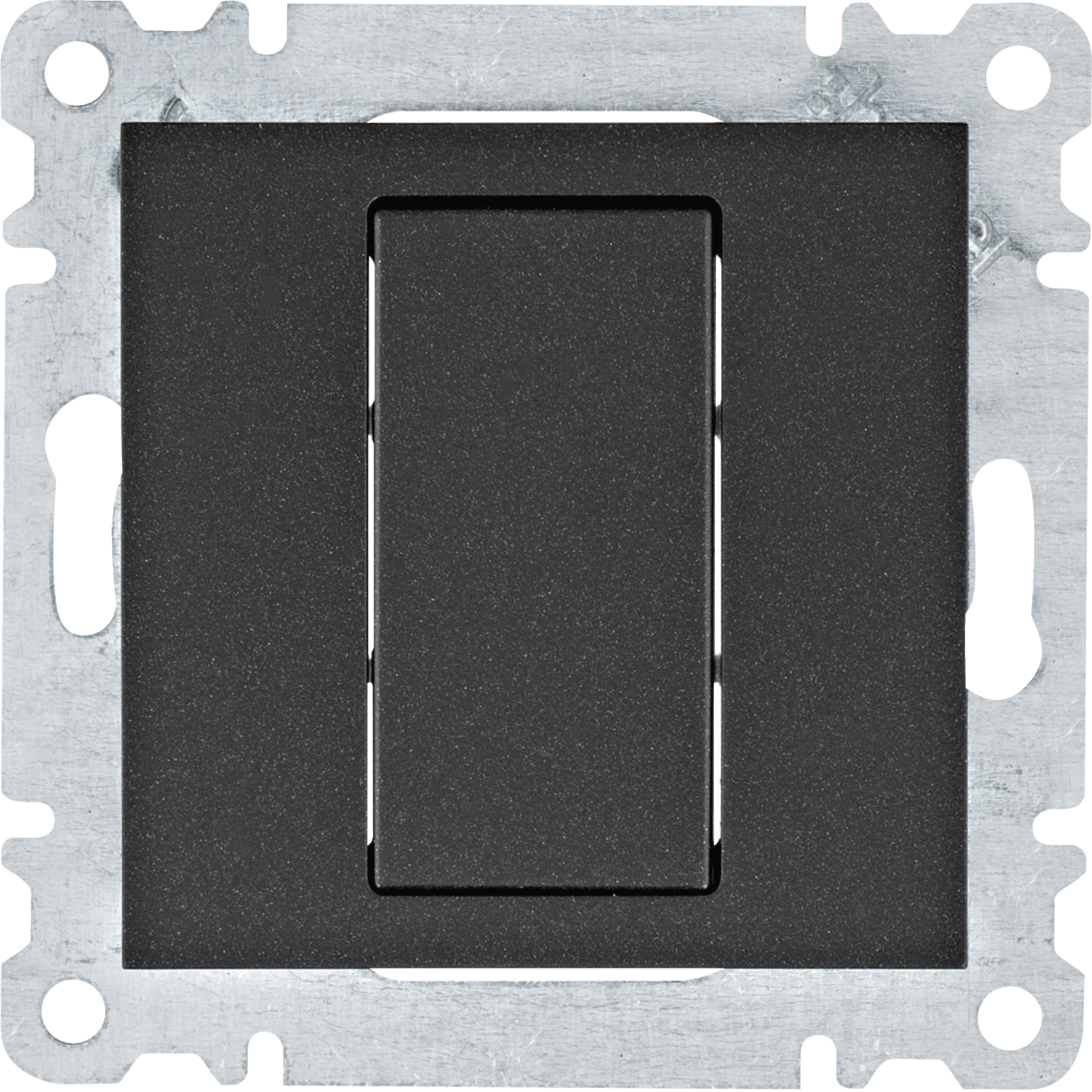 HAGER Slijepi poklopac crni WL7013