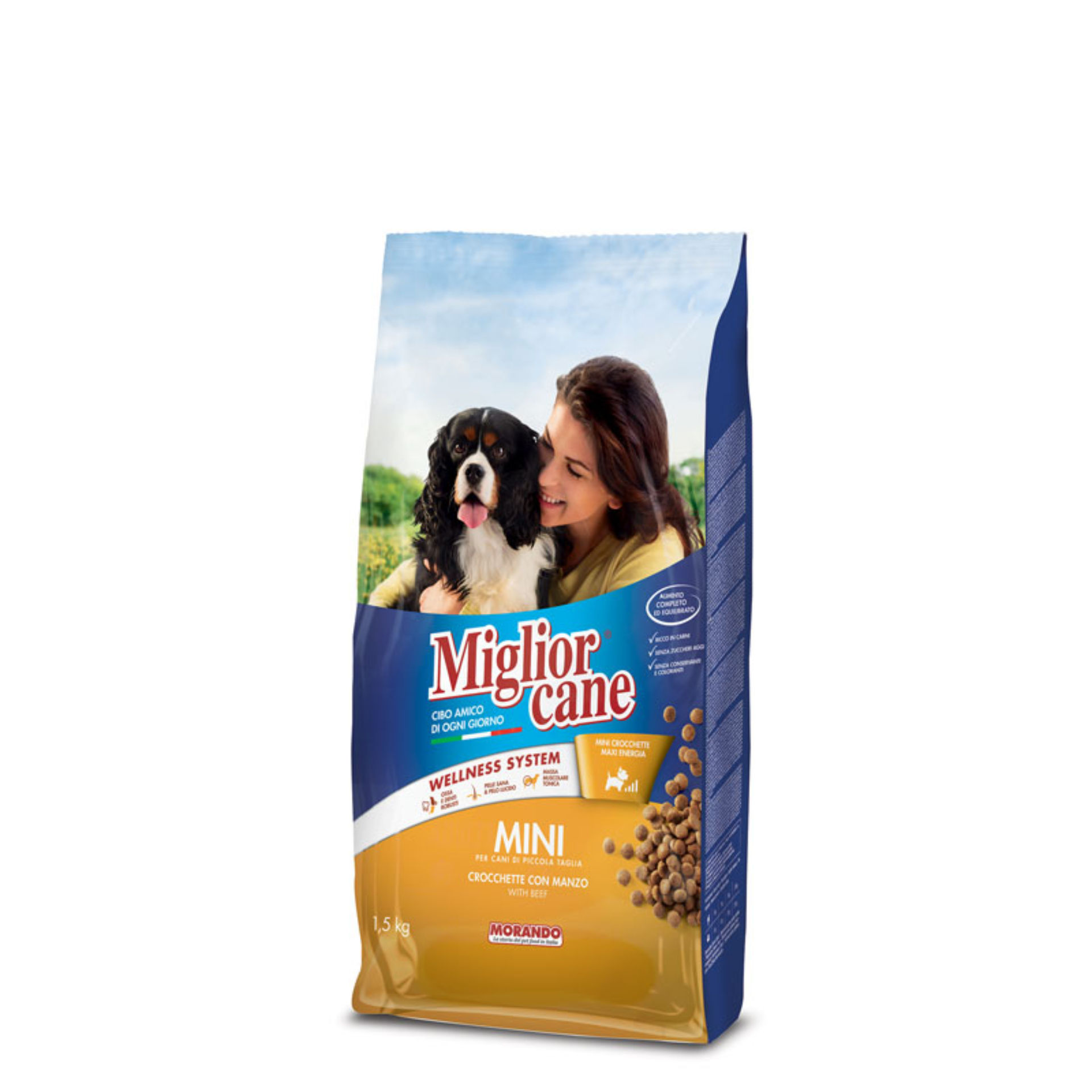 MIGLIOR HRANA ZA PSE KROKETI GOVEDINA MINI 1500G MIGLIOR