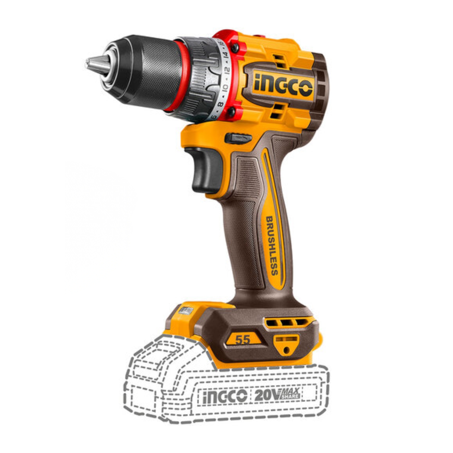 INGCO Aku bušilica 20V CDLI20558