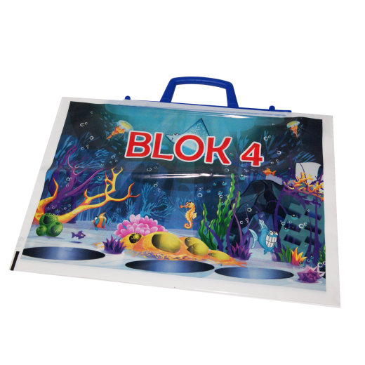 OPTIMUM KESA ZA BLOK SA PLASTIČNIM RUČKAMA BR.4  OPTIMUM KESA ZA BLOK SA PLASTIČNIM RUČKAMA BR.4