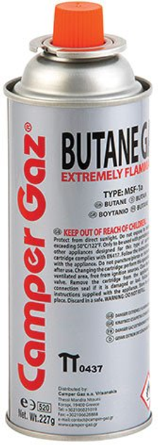 CAMPER GAZ S.A. VRISANAKIS PLIN BUTAN ZA KUHALO 227 GR  CAMPER GAZ S.A. VRISANAKIS PLIN BUTAN ZA KUHALO 227 GR