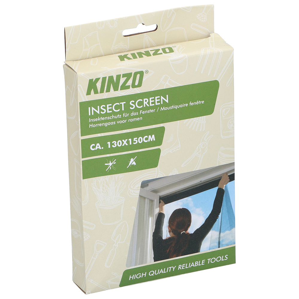 KINZO GARDEN Mrežica za prozor 130x150 cm KINZO GARDEN Mrežica za prozor 130x150 cm