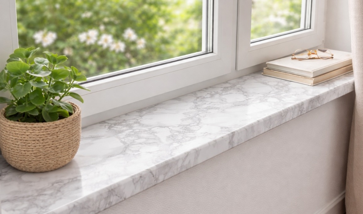  PVC klupica 100x15 cm mermer