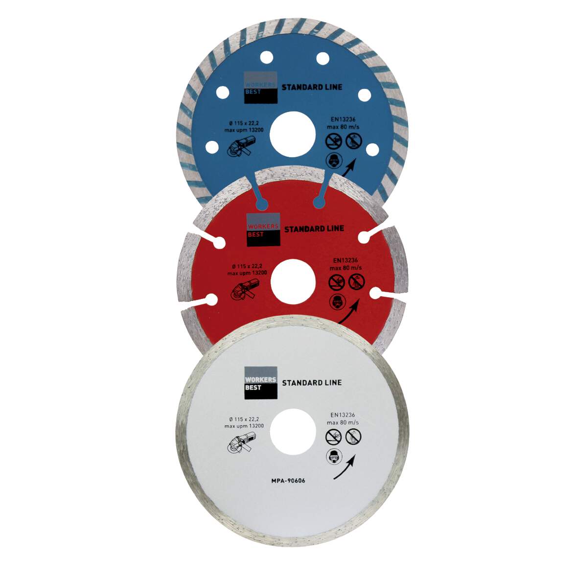 WORKERS BEST DIJAMANTNE REZNE PLOČE 115MM 3/1  WORKERS BEST DIJAMANTNE REZNE PLOČE 115MM 3/1