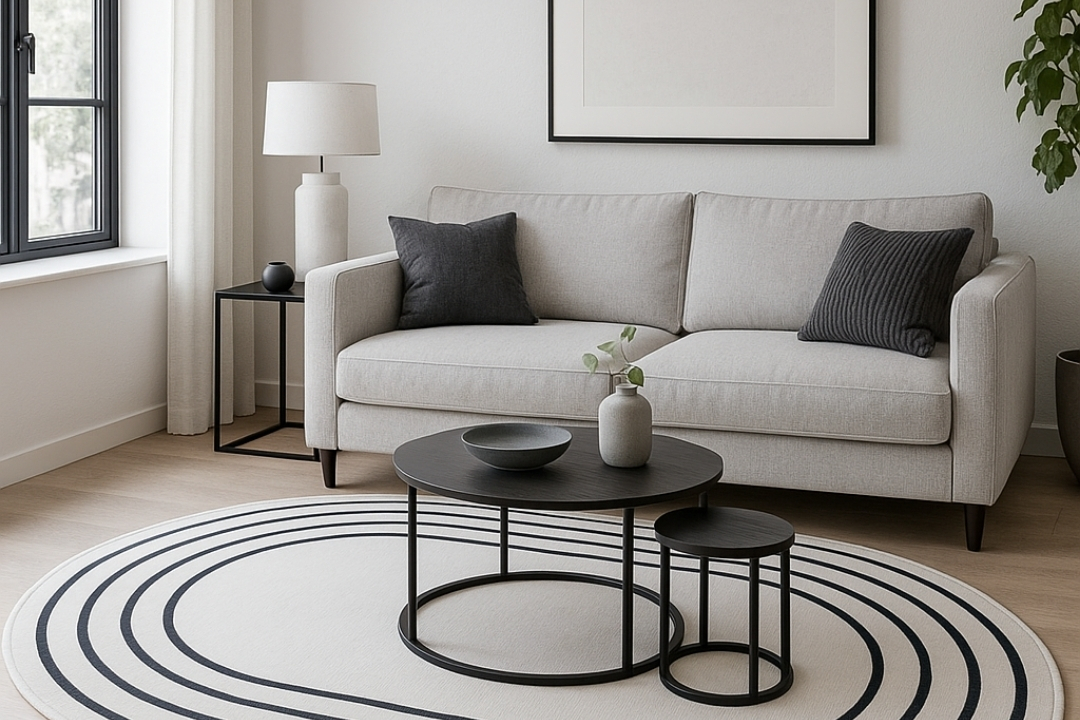 SAFYUN TEPIH KADIFE 1047 D.GREY 160X230 OVALNI
