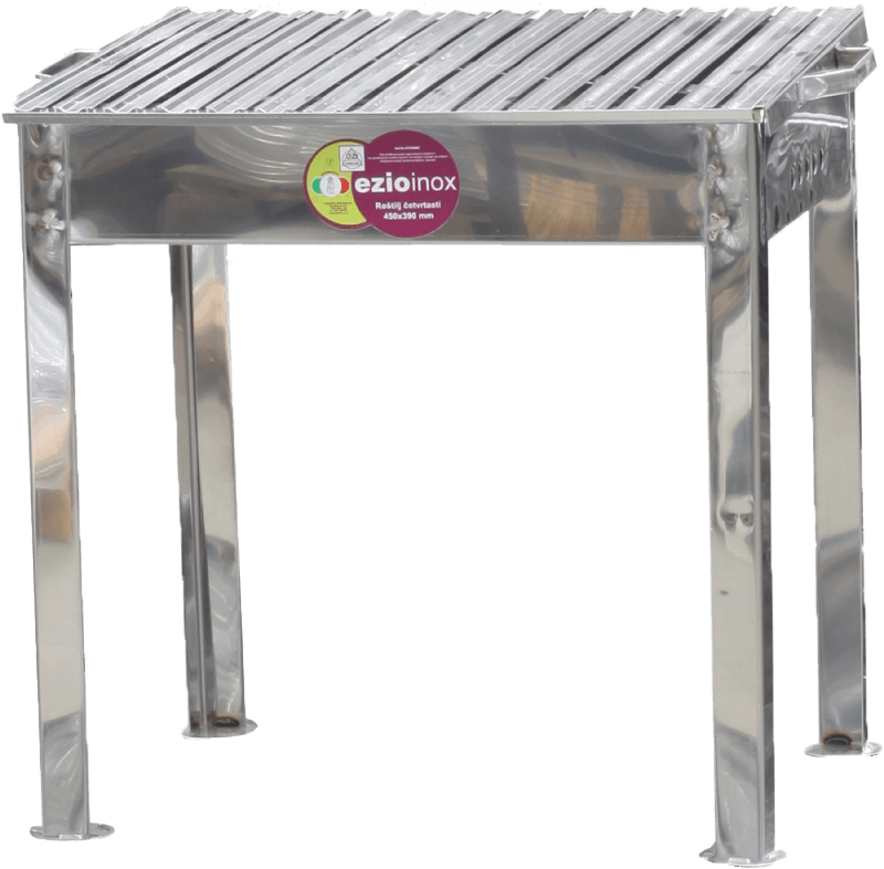 EZIOINOX ROŠTILJ ČETVRTASTI KOSI 460X390 EZIOINOX ROŠTILJ ČETVRTASTI KOSI 460X390