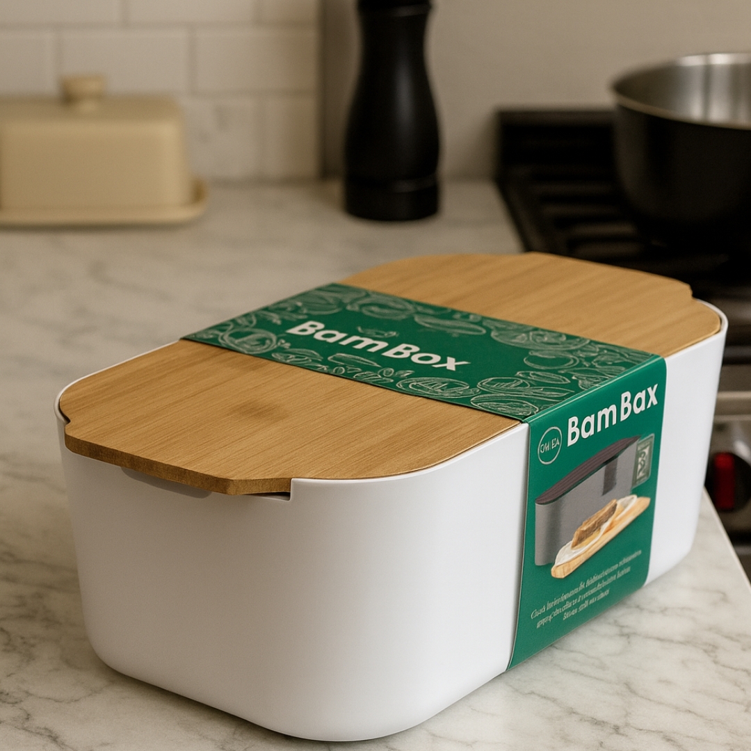 PLASTOFLEX Kutija za hljeb s bambus poklopcem PLASTOFLEX Kutija za hljeb s bambus poklopcem