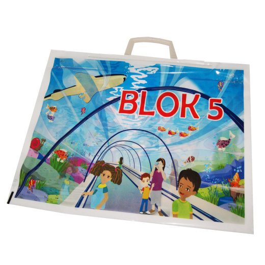 OPTIMUM KESA ZA BLOK SA PLASTIČNIM RUČKAMA BR.5  OPTIMUM KESA ZA BLOK SA PLASTIČNIM RUČKAMA BR.5