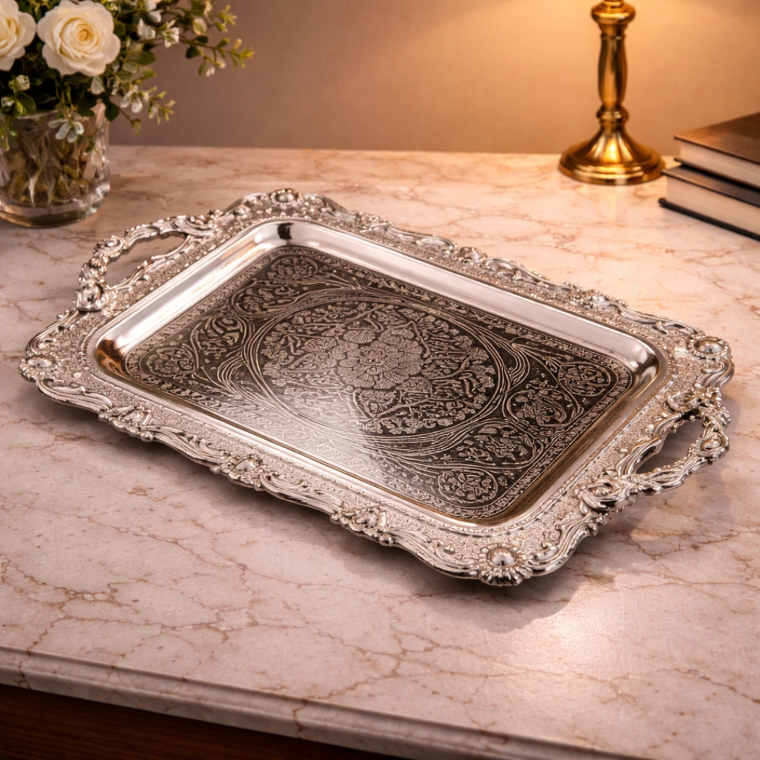 SENA TACNA OSMANLI ČETVRTASTA BOJA SREBRA 95-708-K-6-19 46X35CM SENA