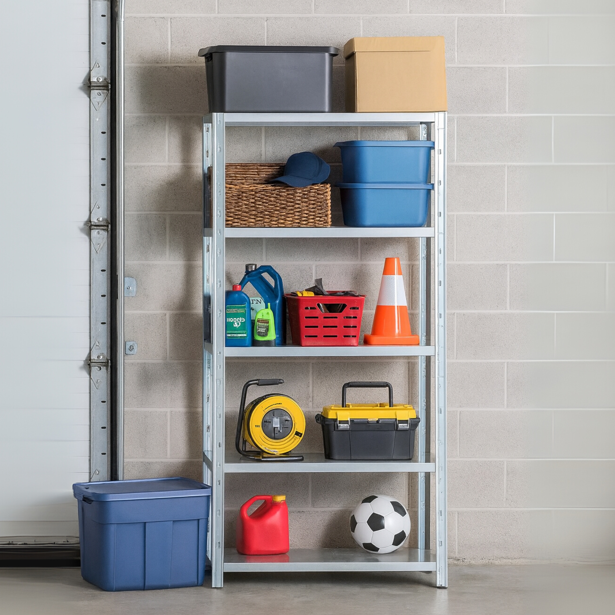 POLICA SIVA 188X100X40CM  POLICA SIVA 188X100X40CM