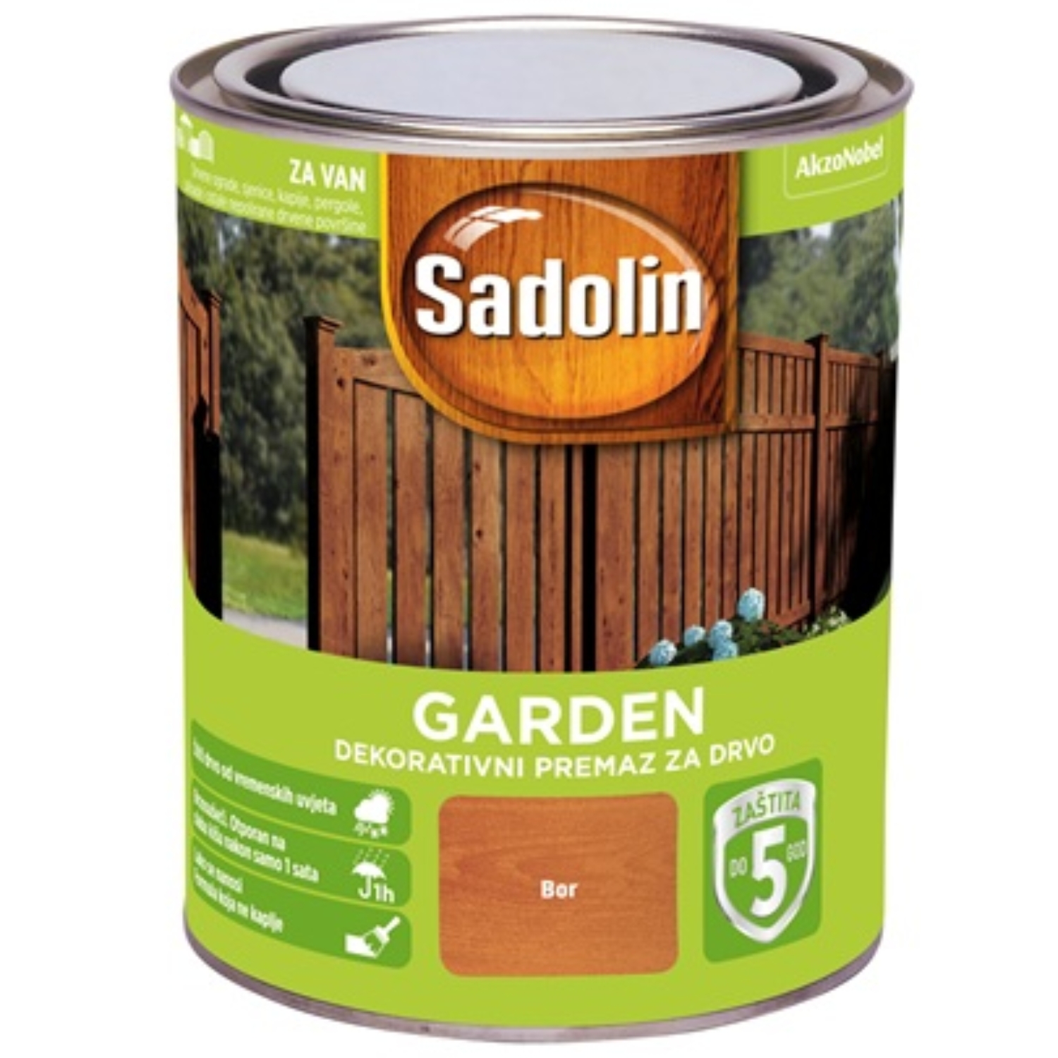 SADOLIN Dekorativni premaz za drvo Garden bor 0,7 l