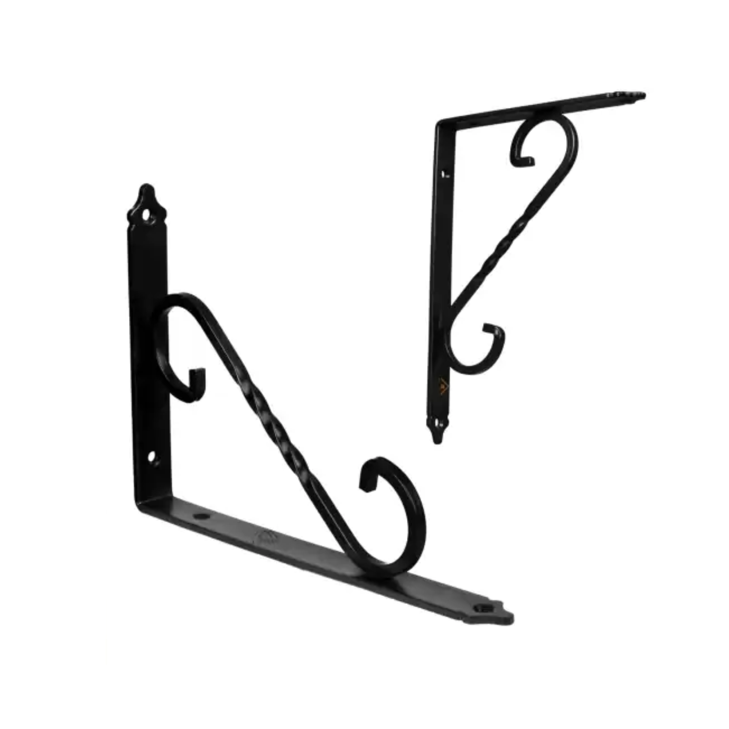 Nosač police barok s crni 290x240 3,00mm RM2150   Nosač police barok s crni 290x240 3,00mm RM2150