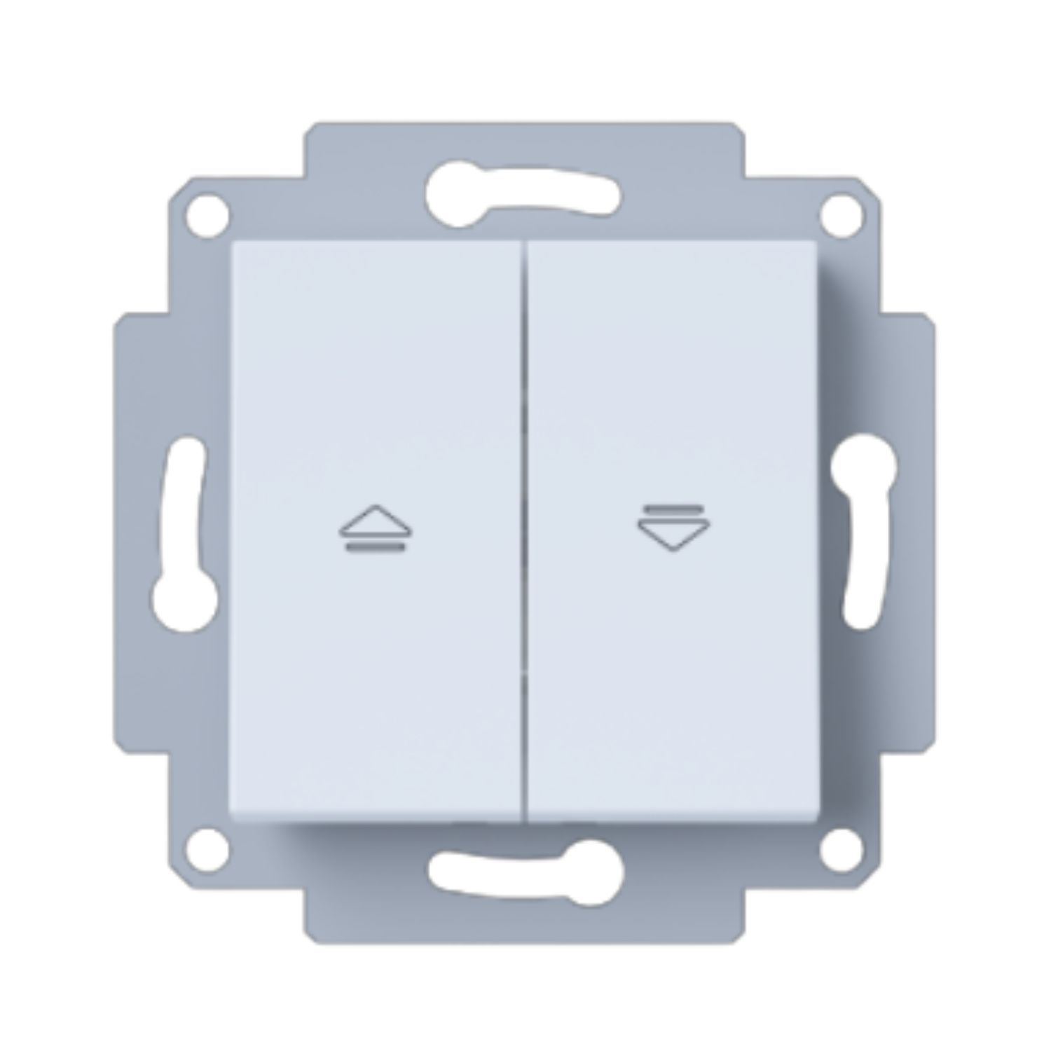 ELEKTROMATERIAL LENDAVA Taster za žaluzine bijeli Rio