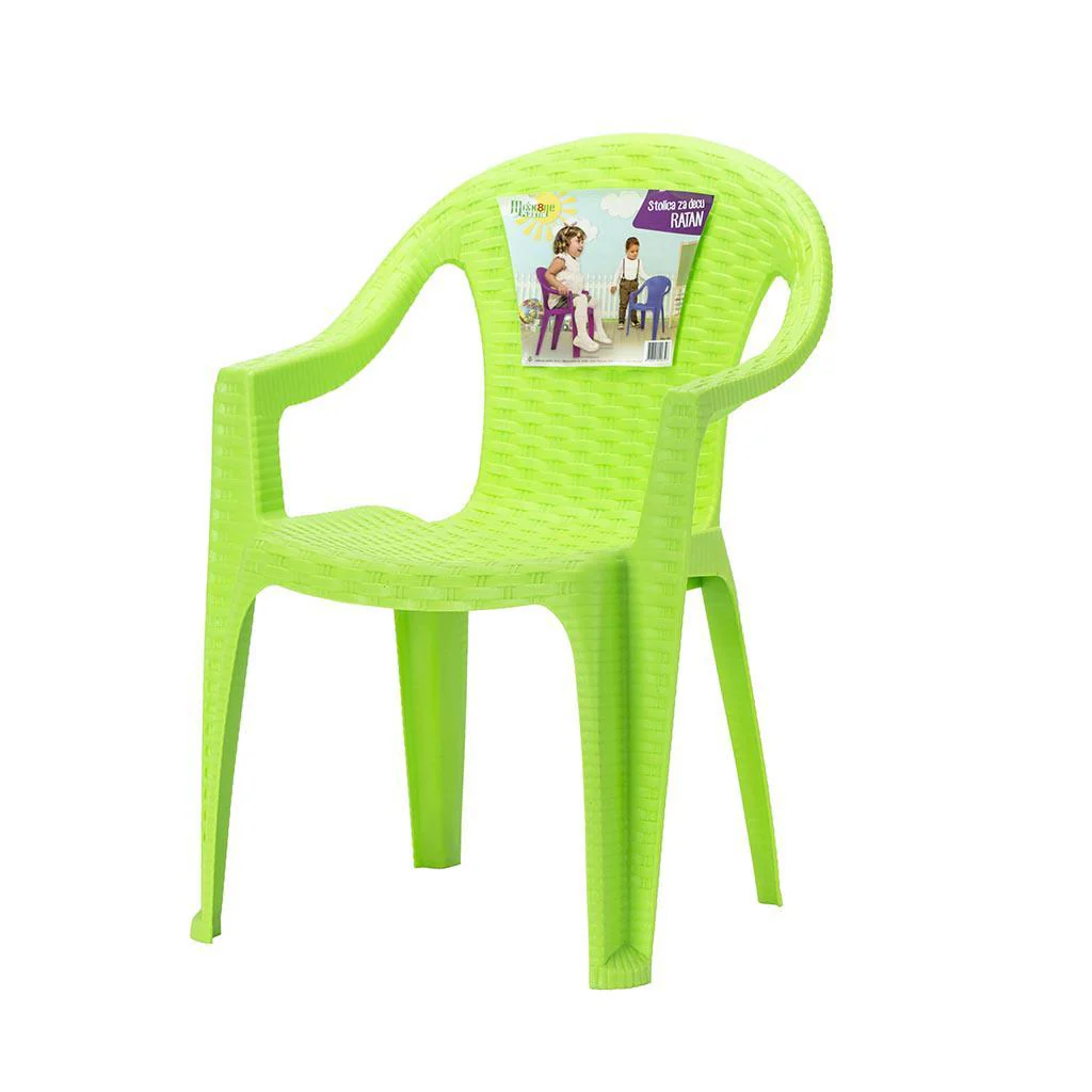 MIŠKONE PLASTIKA Stolica za djecu ratan 