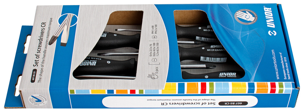 UNIOR IZVIJAČI SET 5/1 B5 CR U607B5C UNIOR IZVIJAČI SET 5/1 B5 CR U607B5C