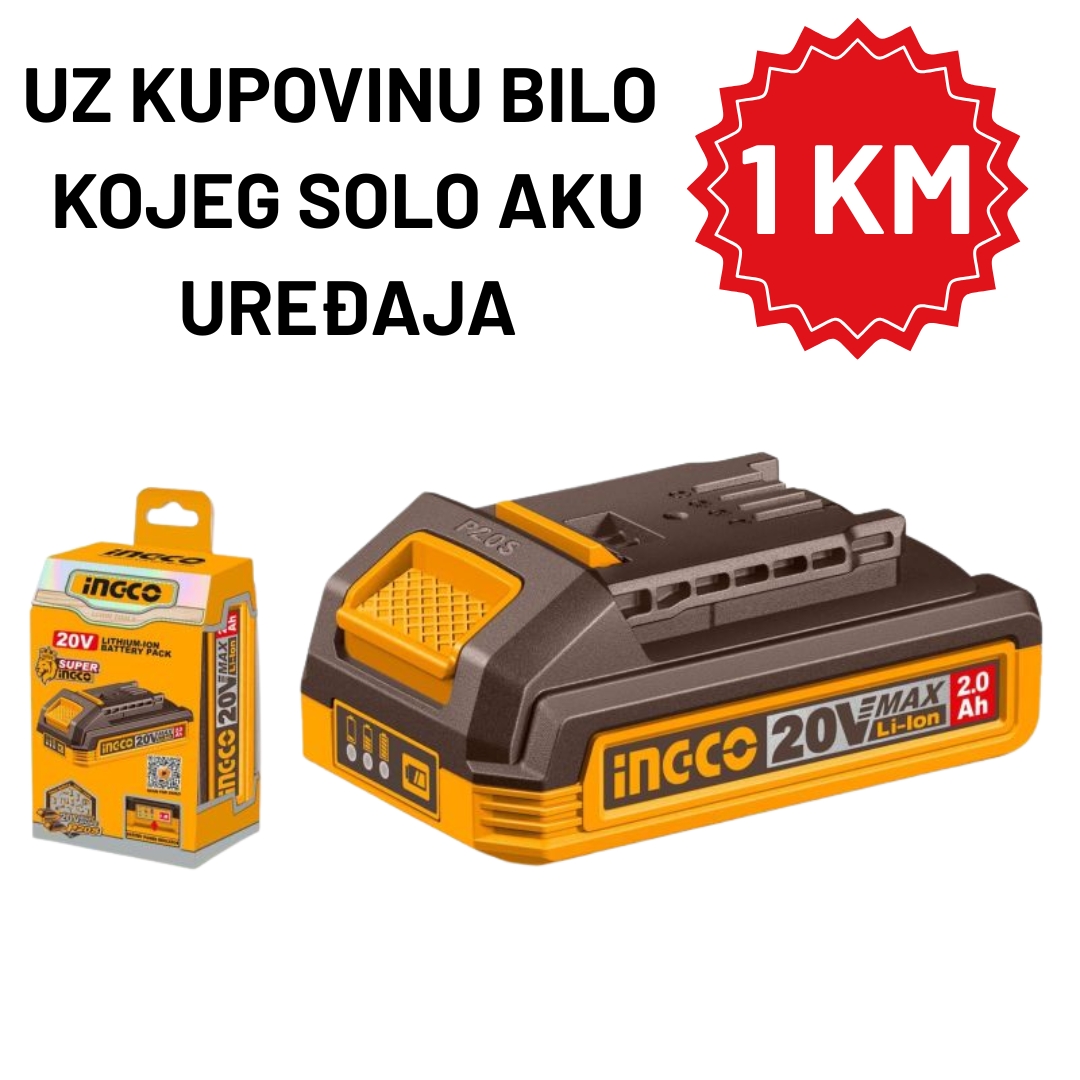 INGCO BATERIJA LI 2,0AH 20V FBLI2001