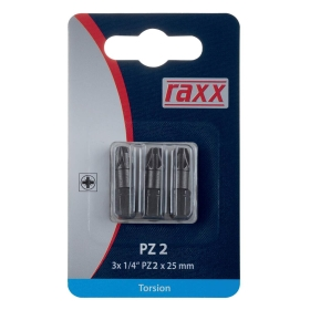 RAXX Bit Torsion PZ 3x25mm RAXX Bit Torsion PZ 3x25mm