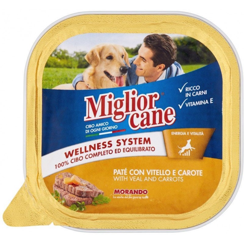 MIGLIOR HRANA ZA PSE TELETINA I MRKVA 300G MIGLIOR CANE