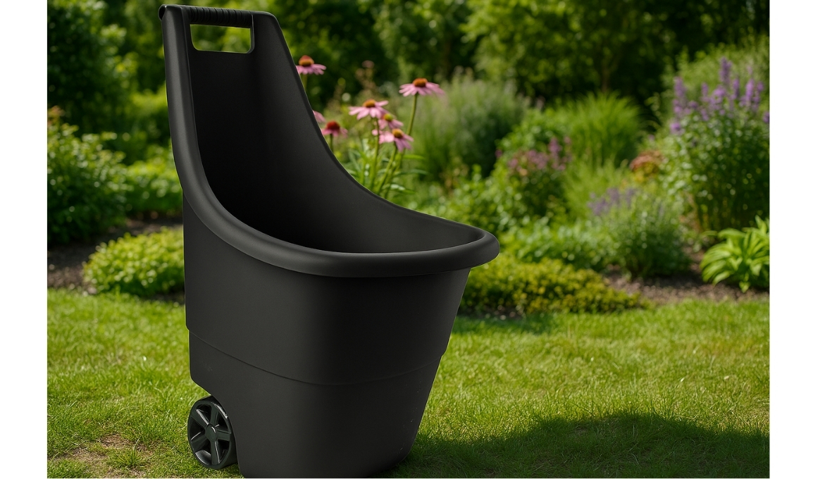  Kolica za vrt crna 65L 