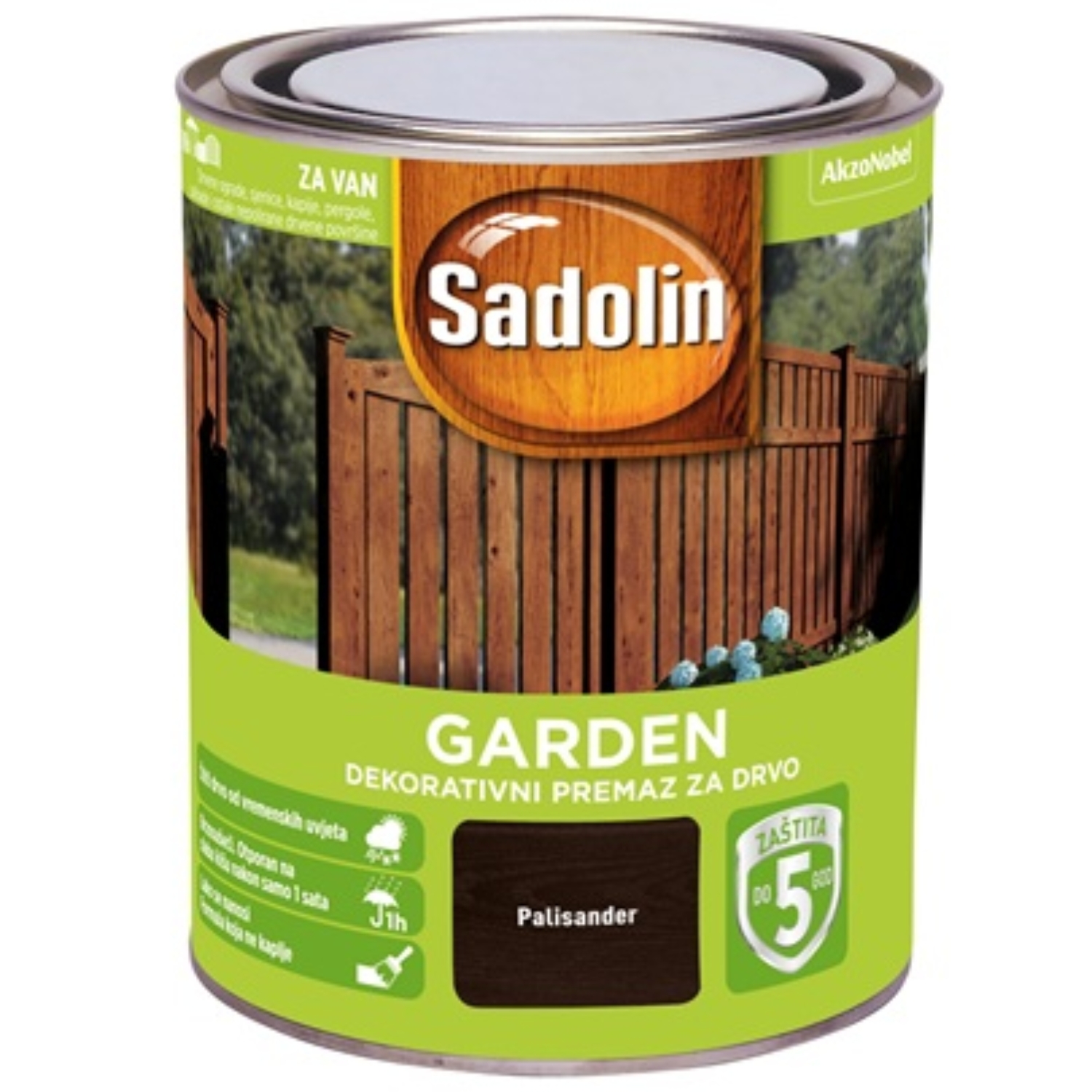 SADOLIN Dekorativni premaz za drvo Garden palisander 2,5 l