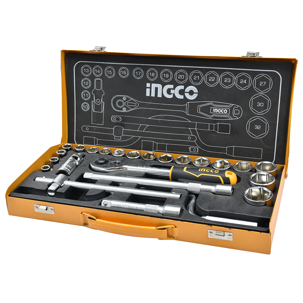 INGCO SET NASADNIH KLJUČEVA 24/1 1/2 HKTS0243