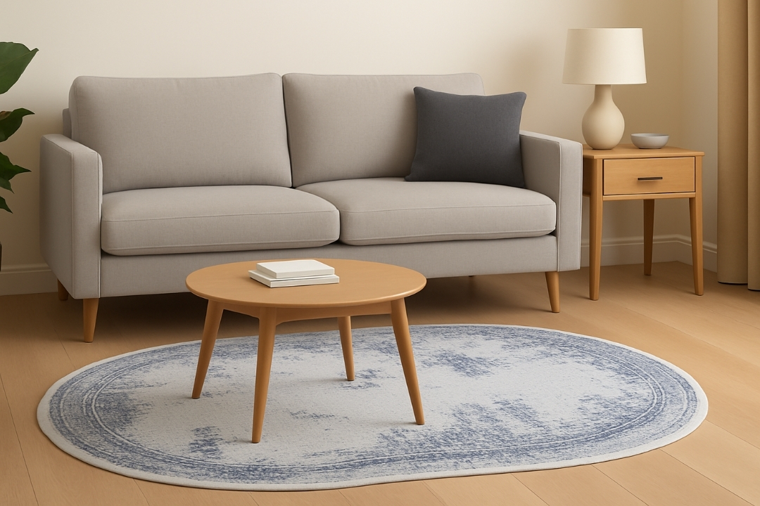 SAFYUN TEPIH KADIFE KD102 NAVY 160X230 OVALNI