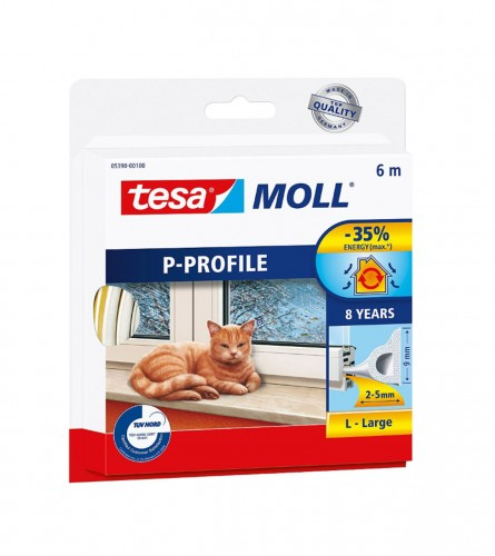 TESA Dihtung za prozore p-profil 6 m