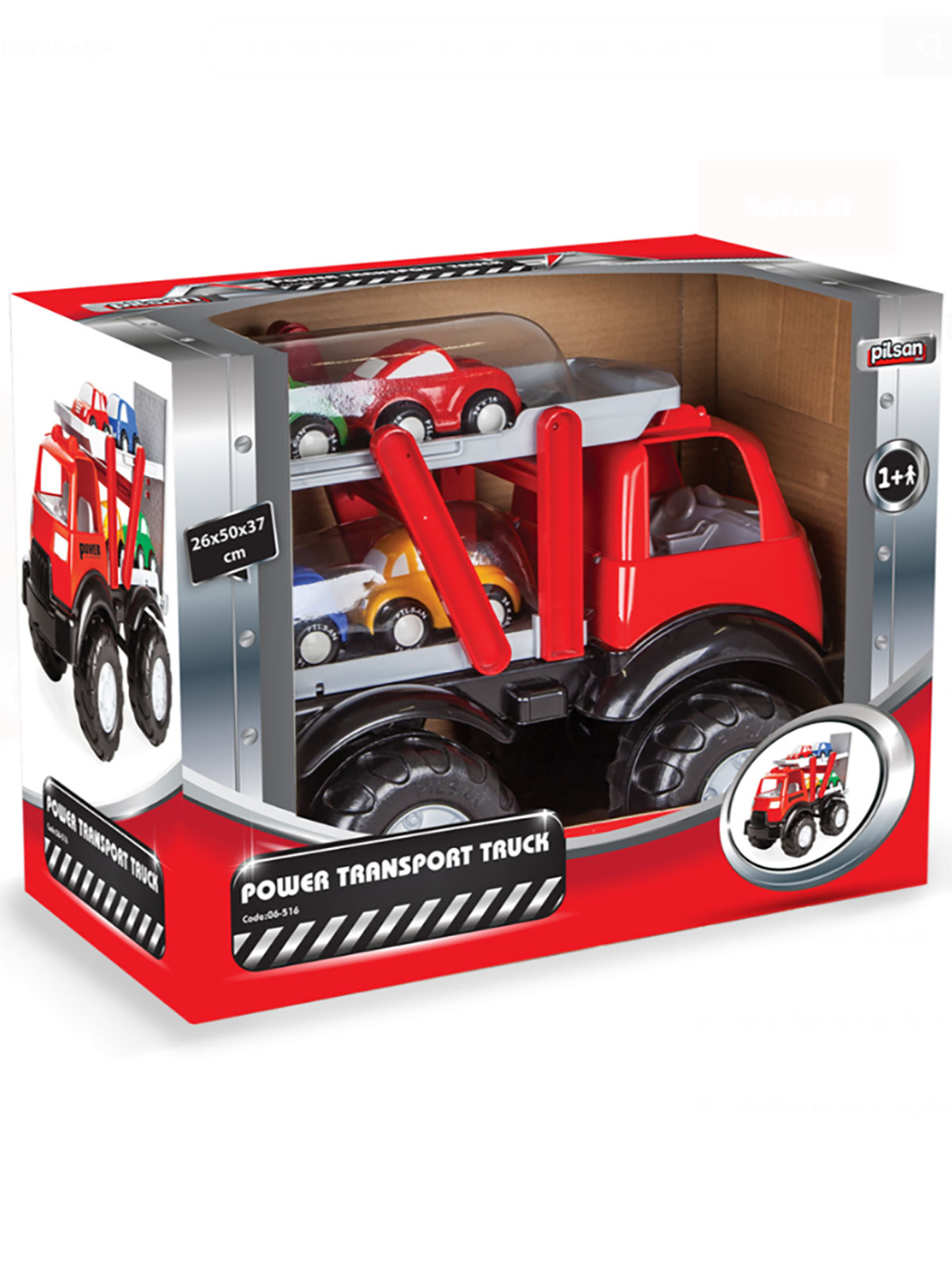 PILSAN Igračka kamion sa setom autića 06 516 PILSAN Igračka kamion sa setom autića 06 516
