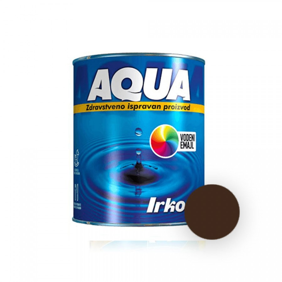 Aqua emajl tamno braon 0,7l  Aqua emajl tamno braon 0,7l