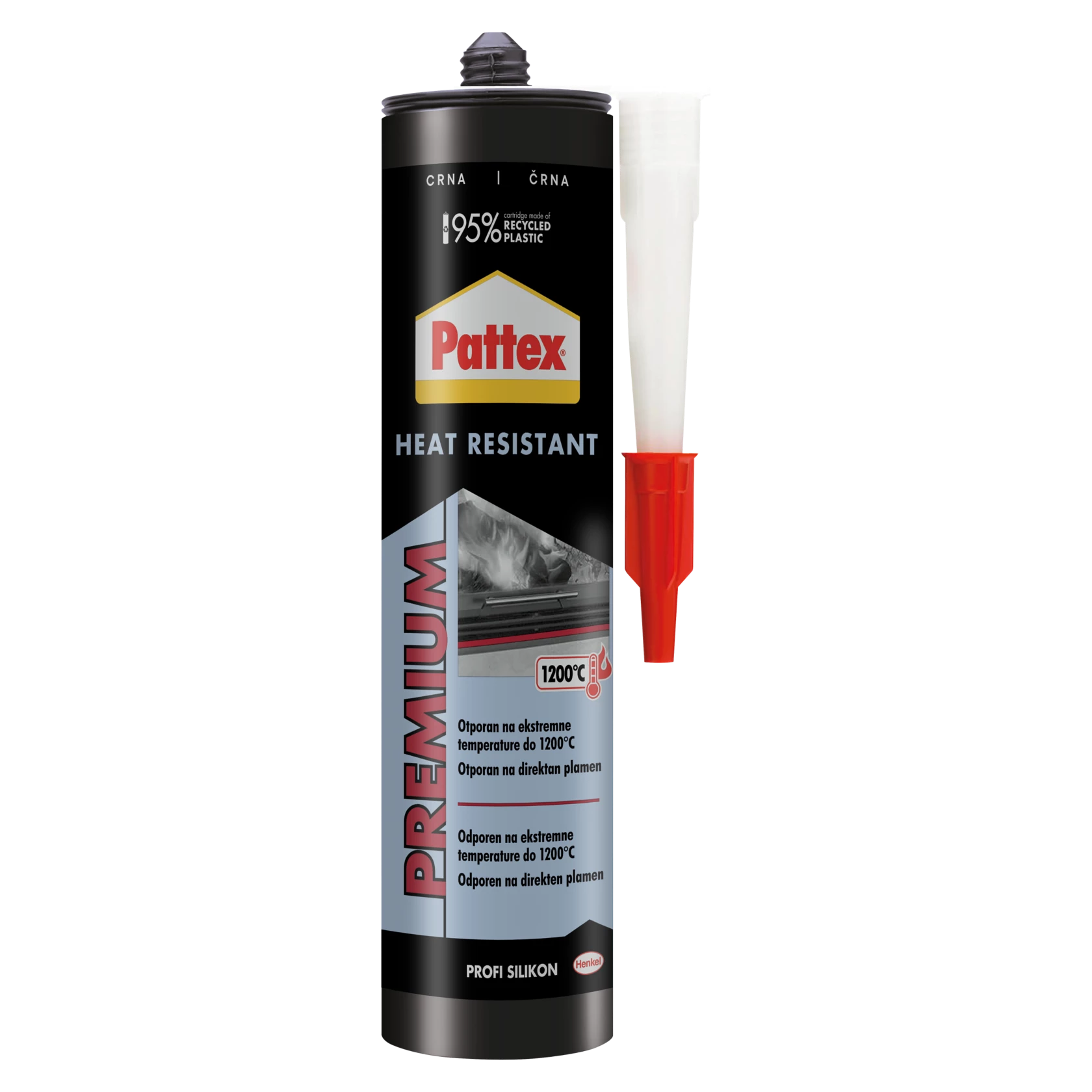 PATTEX Pattex temperaturni silikon 1600c 280ml PATTEX Pattex temperaturni silikon 1600c 280ml