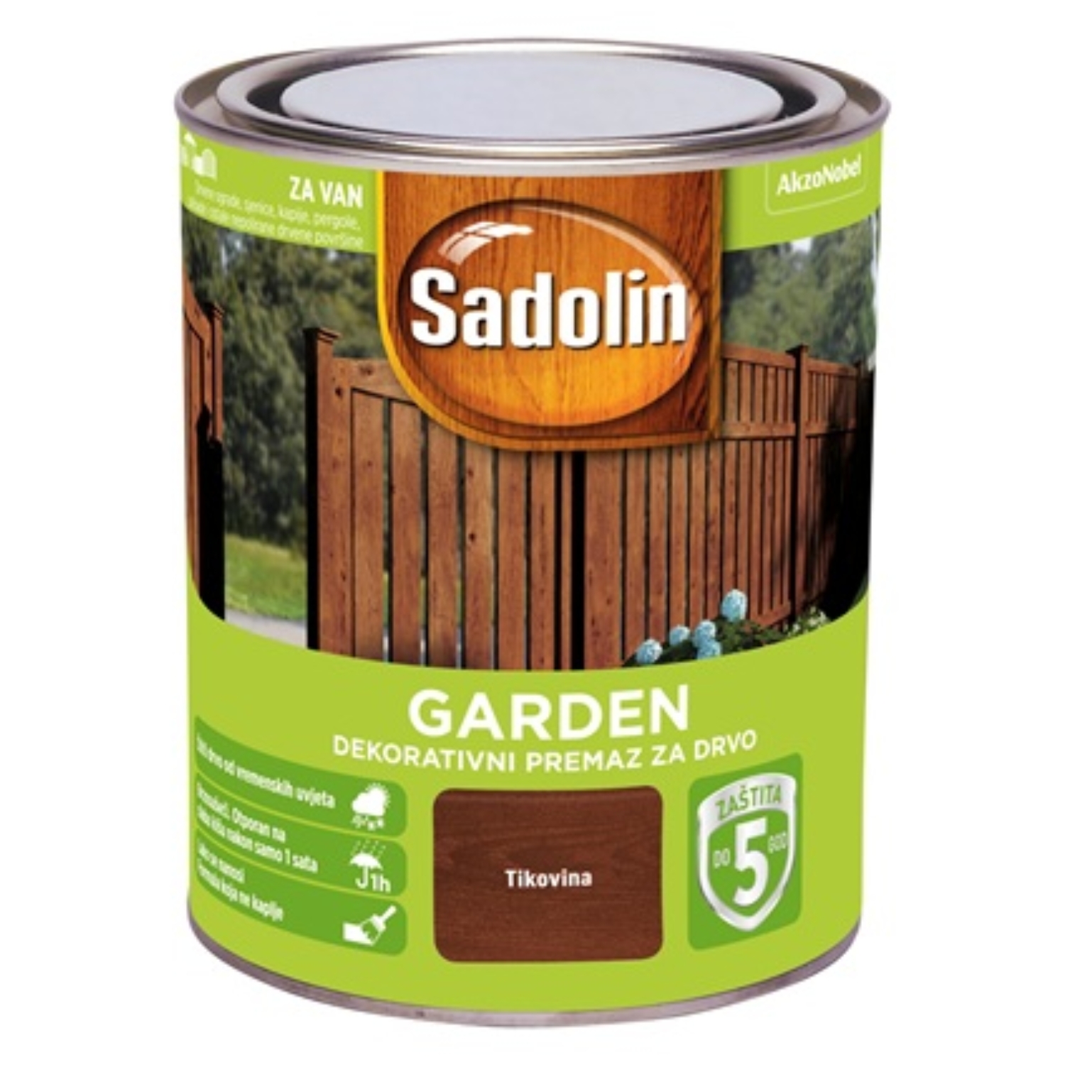 SADOLIN Dekorativni premaz za drvo Garden tik 0,7 l 