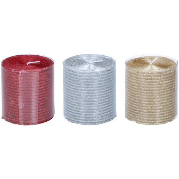 CHRISTMAS GIFTS NOVOGODIŠNJA SVIJEĆA 7X7CM CHRISTMAS GIFTS NOVOGODIŠNJA SVIJEĆA 7X7CM