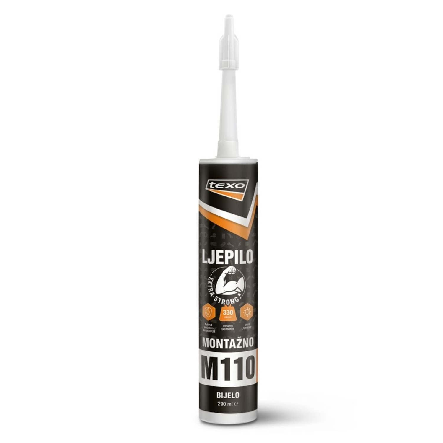 TEXO Montažno ljepilo M110 bijelo 290 ml