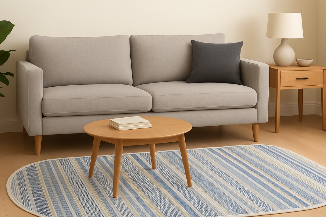 SAFYUN TEPIH KADIFE KD108 NAVY 160X230 OVALNI