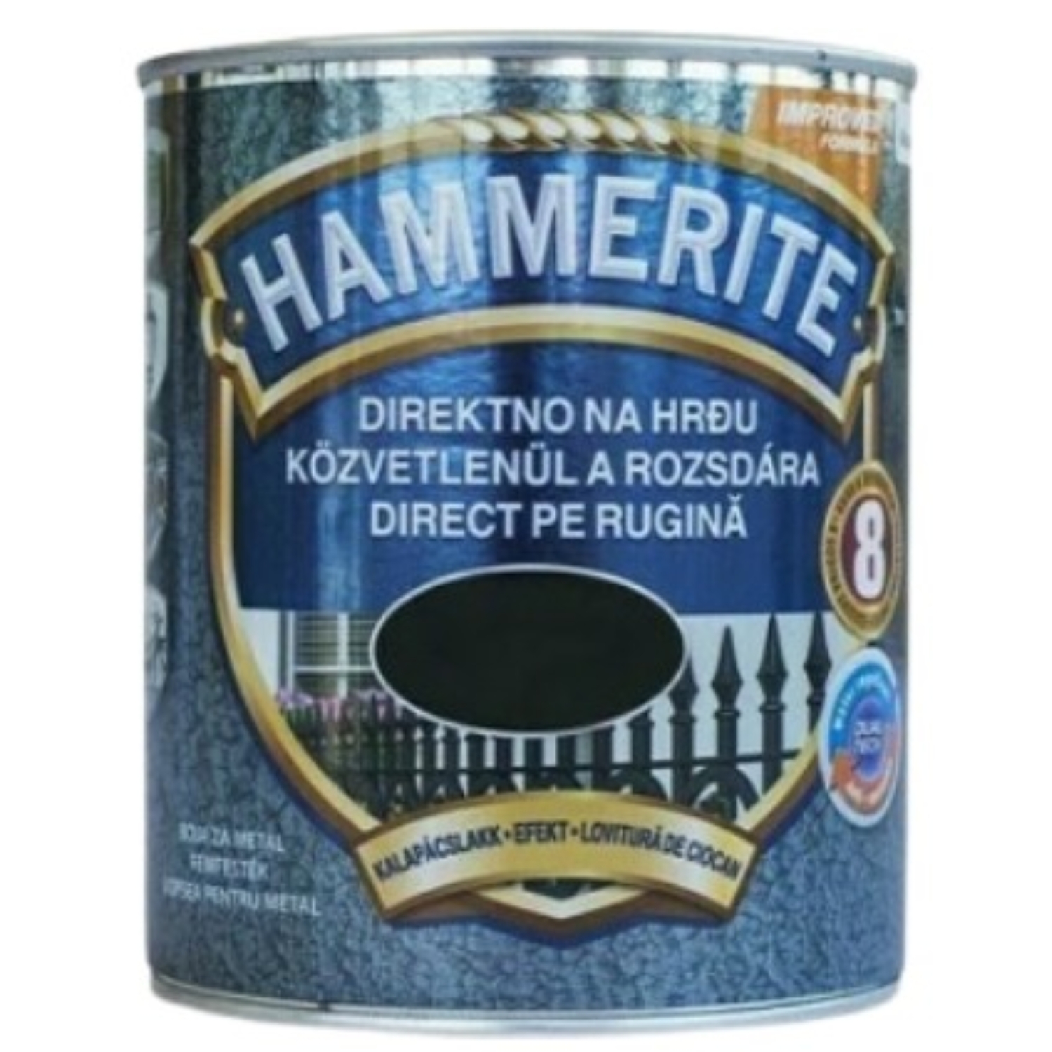HAMMERITE Efekt lak max crna 0,75 l