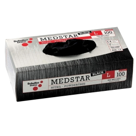 SCHULLER Rukavice medstar nitrilne crne xl/10