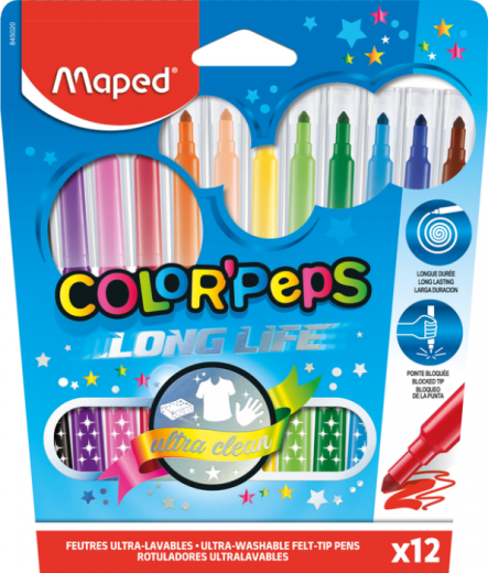 MAPED FLOMASTER COLOR PEPS 12/1 MAPED FLOMASTER COLOR PEPS 12/1